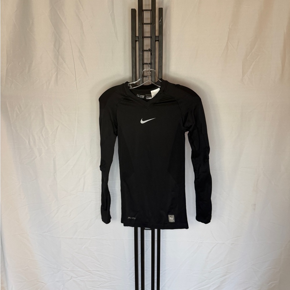 Nike Black Long Sleeve Kids Tee‎